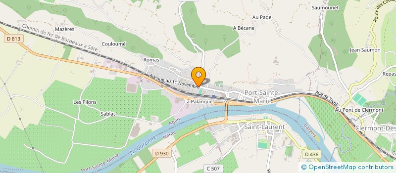 localisation de l'entreprise PARTENAIRES SANTE DEVELOPPEMENT  PORT-SAINTE-MARIE