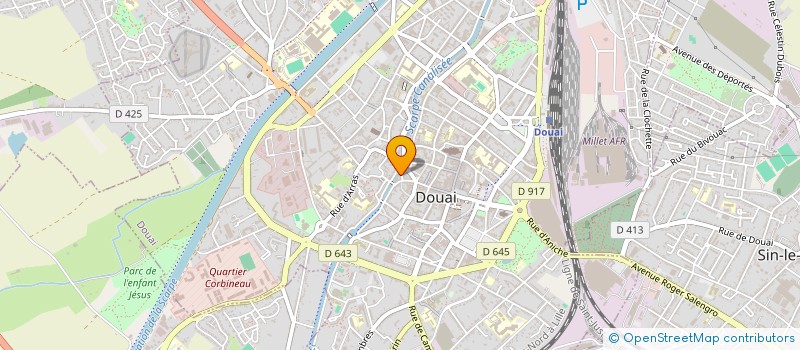 localisation de l'entreprise PARTENAIRES SECUR INTERVENTIONS PRIVE à DOUAI