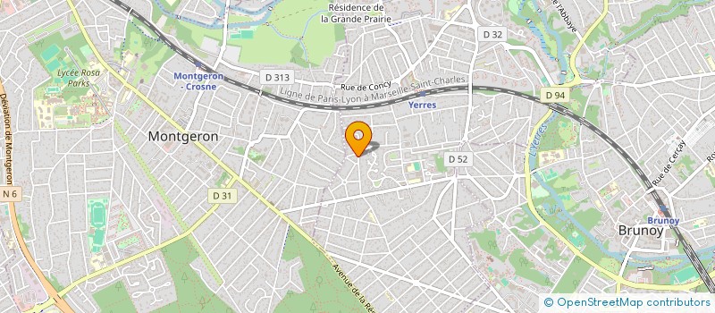 localisation de l'entreprise PARTENANCE  YERRES