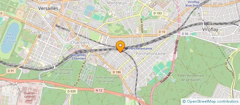 localisation de l'entreprise PARTENANCE CONSEIL ET ASSOCIES à VERSAILLES
