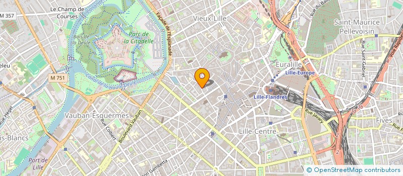 localisation de l'entreprise PARTENARIAT ENTREPRISES ETUDIANTS à LILLE