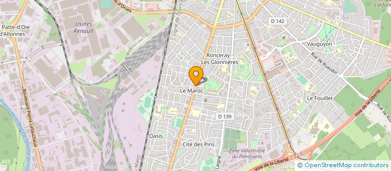 localisation de l'entreprise PARTENARIAT FINANCE à LE MANS