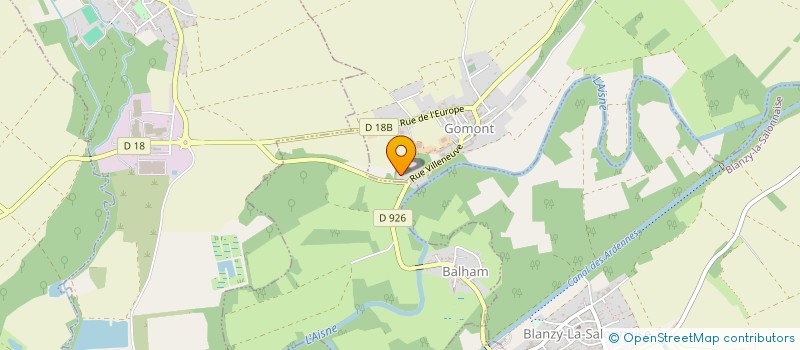 localisation de l'entreprise PARTENARIAT M ET S  GOMONT