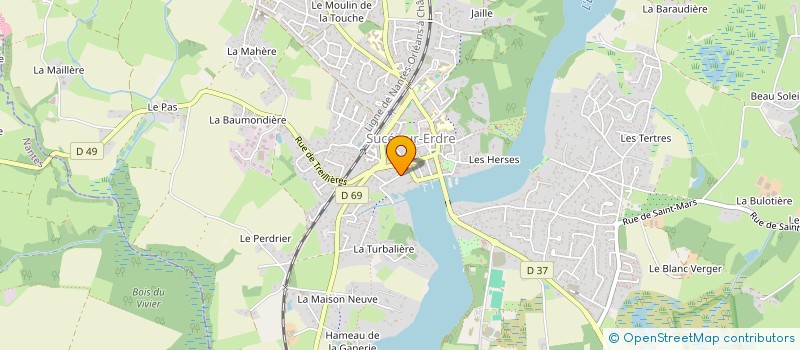 localisation de l'entreprise PARTENARIAT PATRIMOINE  SUCE-SUR-ERDRE