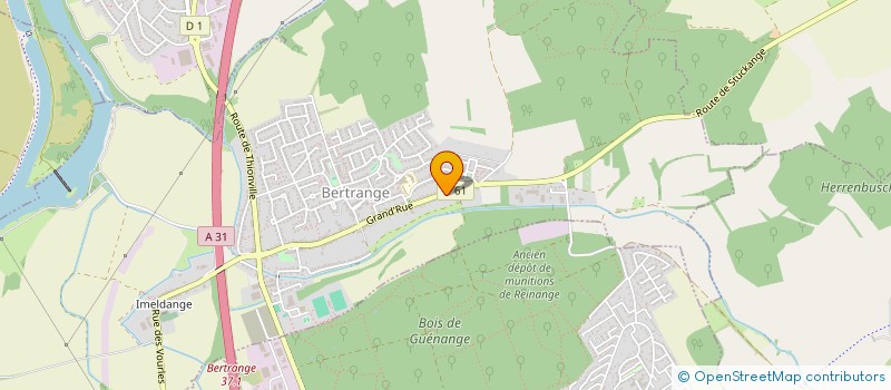 localisation de l'entreprise PARTENARIAT SANTE 57  BERTRANGE