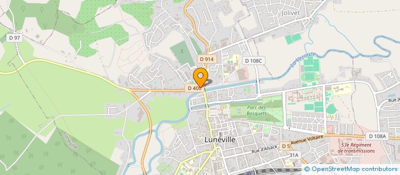 localisation de l'entreprise PARTENARIAT SARL à LUNEVILLE