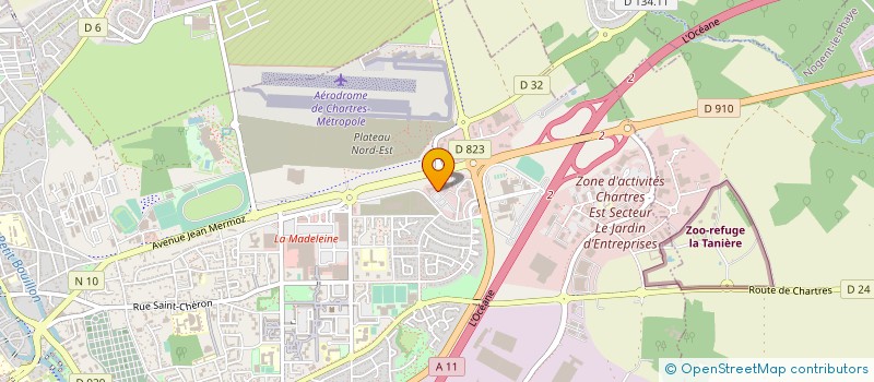 localisation de l'entreprise PARTENARIAT SERVICE ENTREPISES ETUDIANTS à CHARTRES