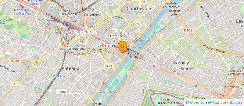 localisation de l'entreprise PARTENOR DIGITAL à PUTEAUX