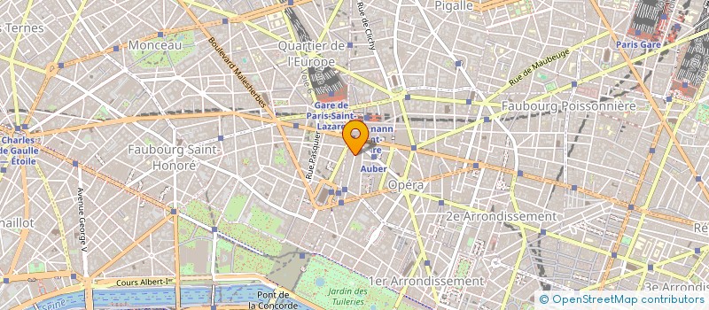 localisation de l'entreprise PARTHE  PARIS