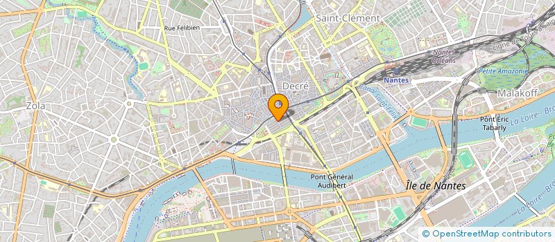 localisation de l'entreprise PARTHEMIS à NANTES
