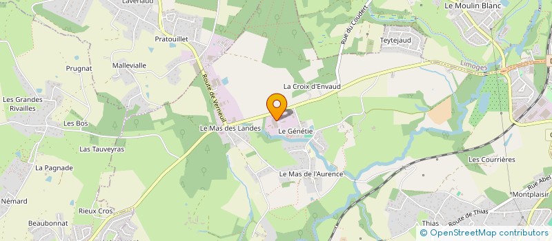 localisation de l'entreprise PARTHENAY GROUP à ISLE
