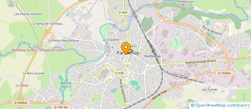 localisation de l'entreprise PARTHENAY'RE IMMOBILIER  PARTHENAY