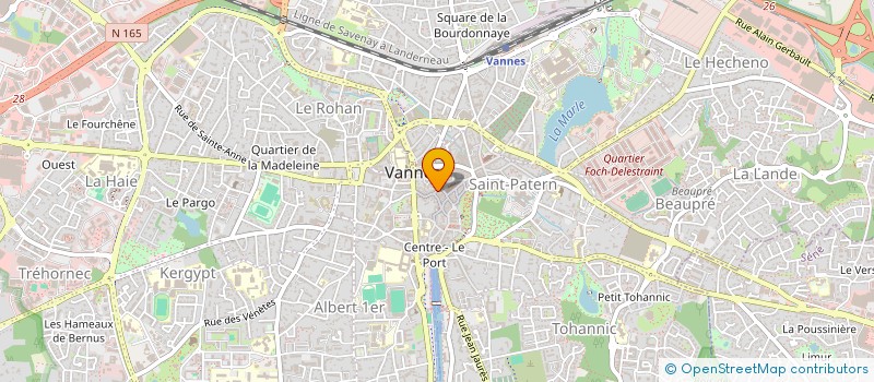 localisation de l'entreprise PARTHENIA  VANNES