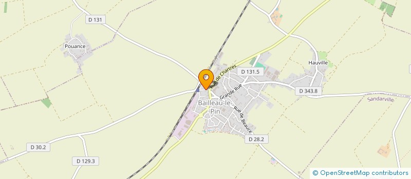 localisation de l'entreprise PARTHENOPE à BAILLEAU-LE-PIN
