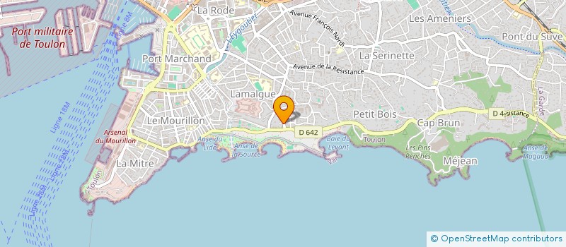 localisation de l'entreprise PARTHEO  TOULON