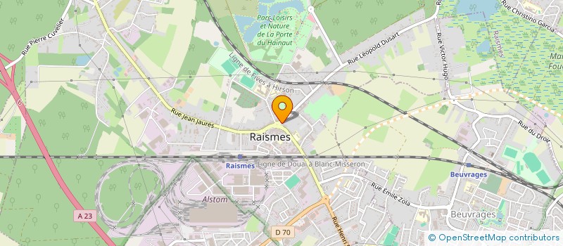 localisation de l'entreprise PARTI COMMUNISTE DE RAISMES à RAISMES