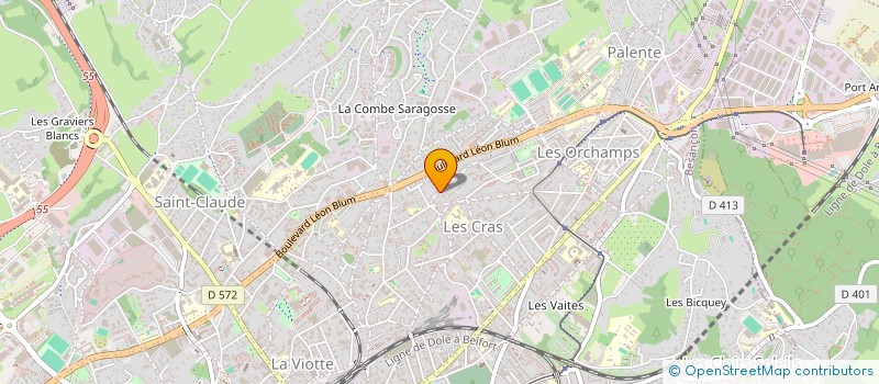 localisation de l'entreprise PARTI COMMUNISTE FRANCAIS à BESANCON