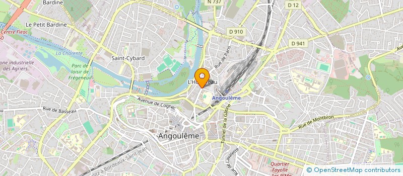 localisation de l'entreprise PARTI COMMUNISTE FRANCAIS à ANGOULEME