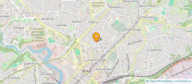 localisation de l'entreprise PARTI COMMUNISTE FRANCAIS à BREST