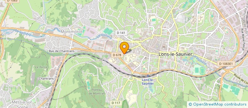 localisation de l'entreprise PARTI COMMUNISTE FRANCAIS à LONS-LE-SAUNIER