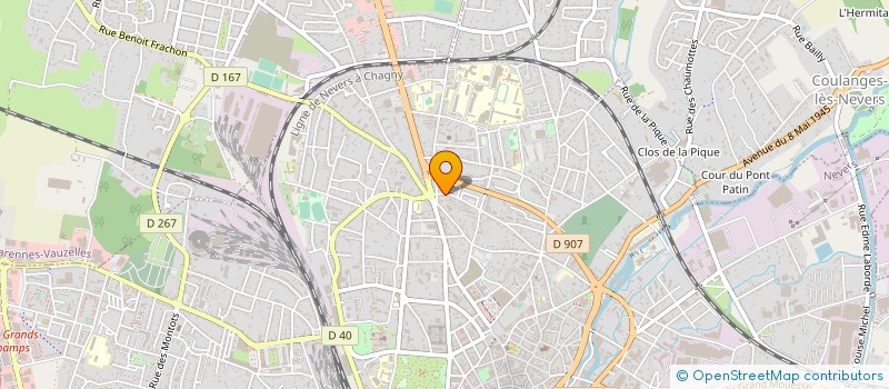 localisation de l'entreprise PARTI COMMUNISTE FRANCAIS à NEVERS