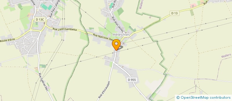 localisation de l'entreprise PARTI COMMUNISTE FRANCAIS  HORNAING