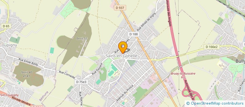 localisation de l'entreprise PARTI COMMUNISTE FRANCAIS  SAINS-EN-GOHELLE