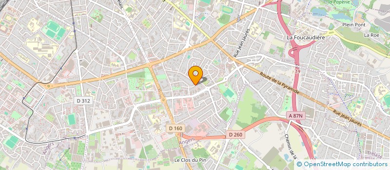 localisation de l'entreprise PARTI COMMUNISTE FRANCAIS à ANGERS