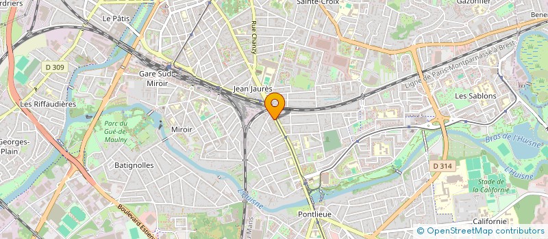 localisation de l'entreprise PARTI COMMUNISTE FRANCAIS  LE MANS