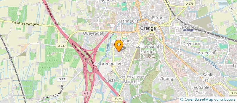localisation de l'entreprise PARTI NON-PRIS à ORANGE