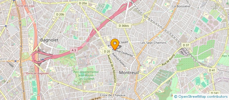 localisation de l'entreprise PARTI OUVRIER INDEPENDANT DEMOCRATIQUE à MONTREUIL