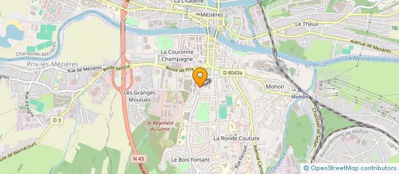 localisation de l'entreprise PARTI OUVRIER INDEPENDANT DEMOCRATIQUE DES ARDENNES (POID 08)  CHARLEVILLE-MEZIERES