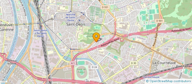 localisation de l'entreprise PARTI POETIQUE à SAINT-DENIS