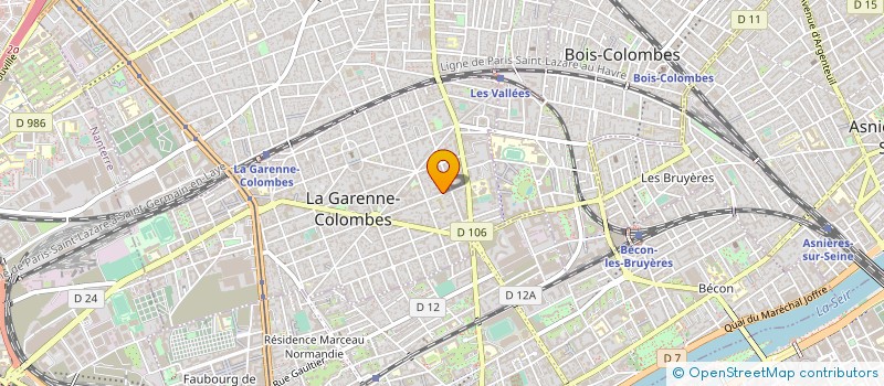 localisation de l'entreprise PARTI PRIS à LA GARENNE-COLOMBES