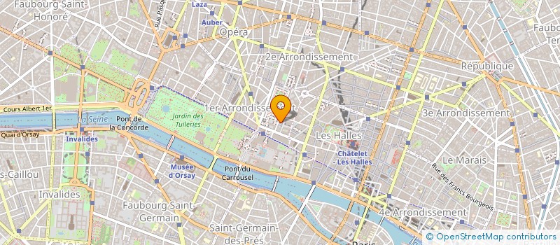localisation de l'entreprise PARTI RADICAL à PARIS