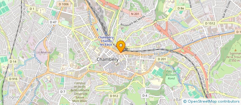 localisation de l'entreprise PARTI SOC RADICAL SOC REPENTIN & REMY à CHAMBERY