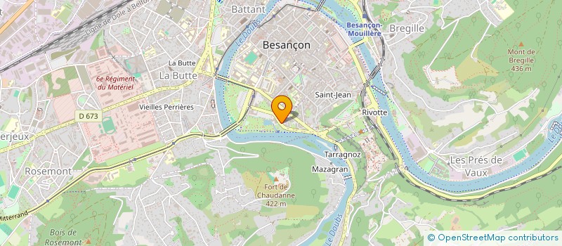 localisation de l'entreprise PARTI SOCIALISTE à BESANCON