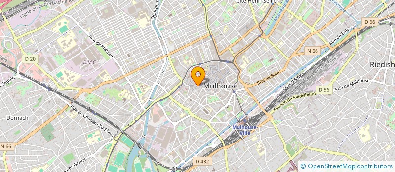 localisation de l'entreprise PARTI SOCIALISTE DU HAUT RHIN à MULHOUSE