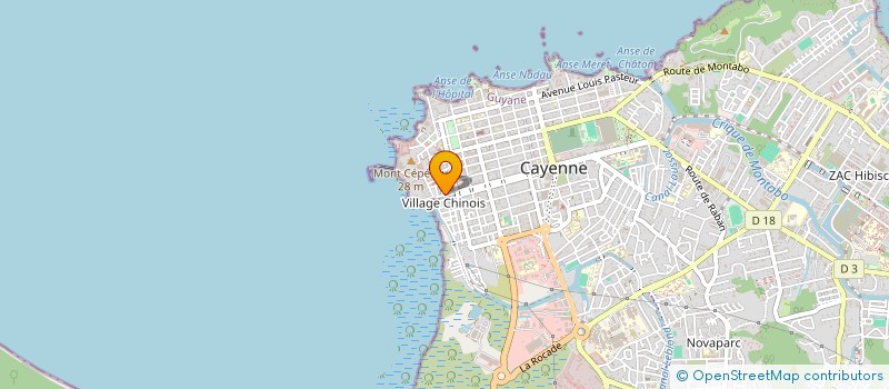 localisation de l'entreprise PARTI SOCIALISTE FEDERATION DE GUYANE à CAYENNE