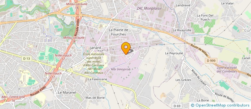localisation de l'entreprise PARTI SOCIALISTE FEDERATION DU TARN à ALBI