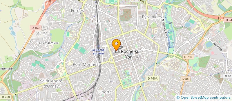 localisation de l'entreprise PARTI SOCIALISTE FEDERATION VENDEE à LA ROCHE-SUR-YON
