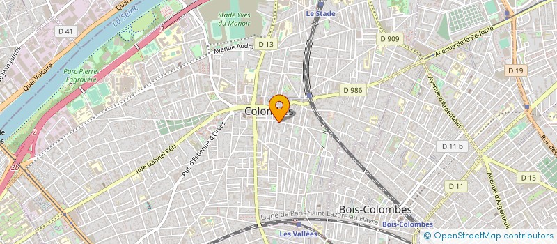localisation de l'entreprise PARTI SOCIALISTE FRANCAIS à COLOMBES