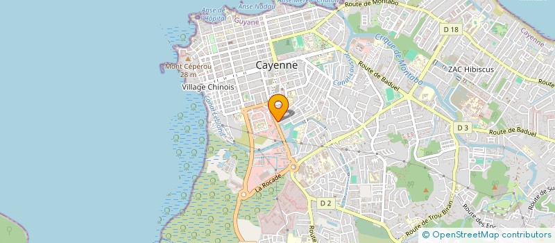 localisation de l'entreprise PARTI SOCIALISTE GUYANAIS à CAYENNE