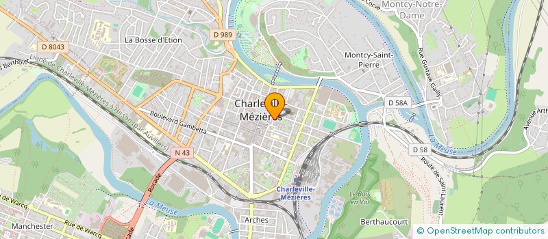 localisation de l'entreprise PARTI SOCIALISTE SECTION DE CHARLEVILLE  CHARLEVILLE-MEZIERES