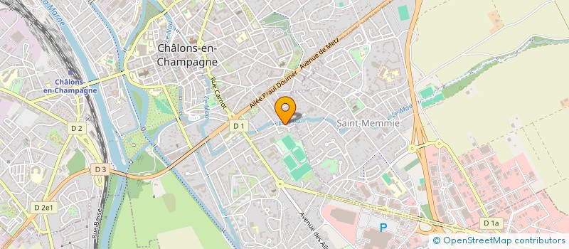 localisation de l'entreprise PARTICIPALIS à CHALONS-EN-CHAMPAGNE