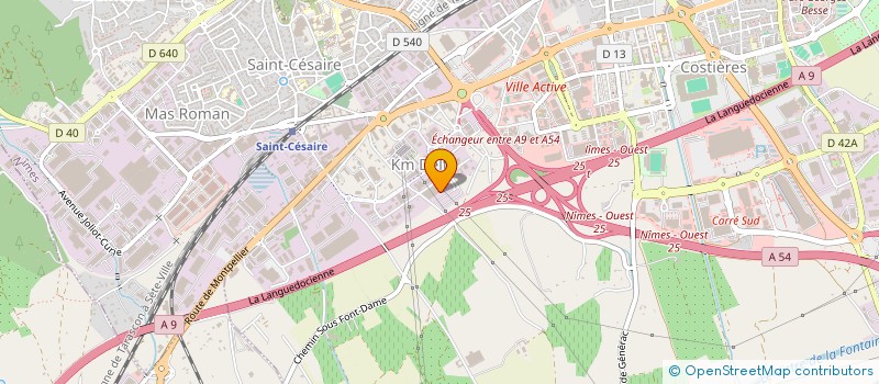 localisation de l'entreprise PARTICIPATION CITOYENNE ET ENGAGEMENT REPUBLICAIN DE LA GENDARMERIE DU GARD  NIMES