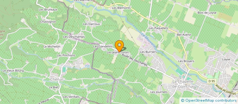 localisation de l'entreprise PARTICIPATION INVESTISSEMENT FAUCON à LA CHAPELLE-DE-GUINCHAY
