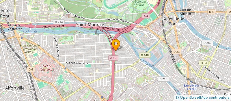 localisation de l'entreprise PARTICIPATION RADIOTELEPHONE à MAISONS-ALFORT