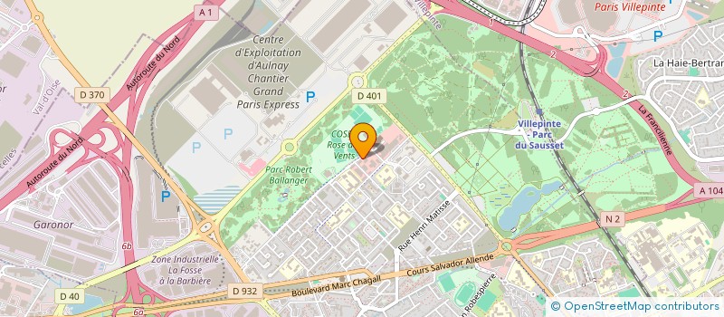 localisation de l'entreprise PARTICIPATIONS FINANCIERES GESTION à AULNAY-SOUS-BOIS