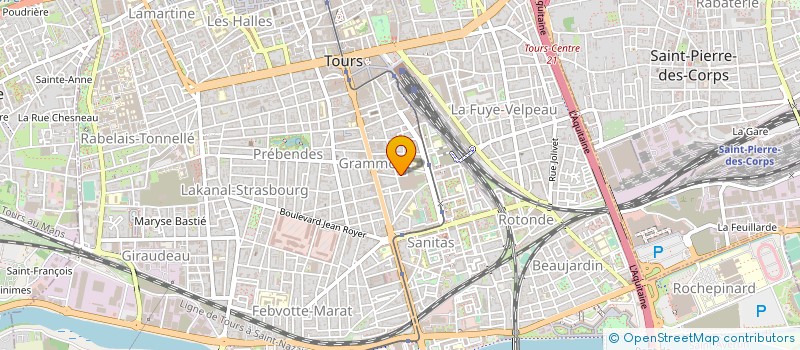 localisation de l'entreprise PARTICIPATIONS FINANCIERES RHUYS  TOURS